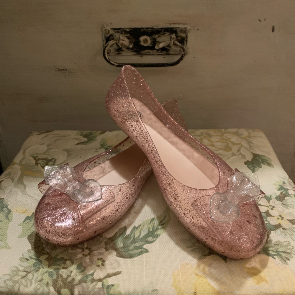 Sold New Pink Jelly Flats
